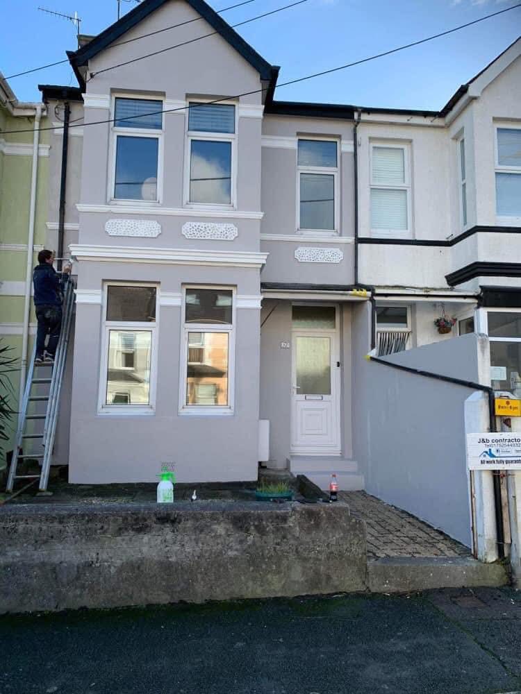 Completed roof replacement project in Ottery St Mary