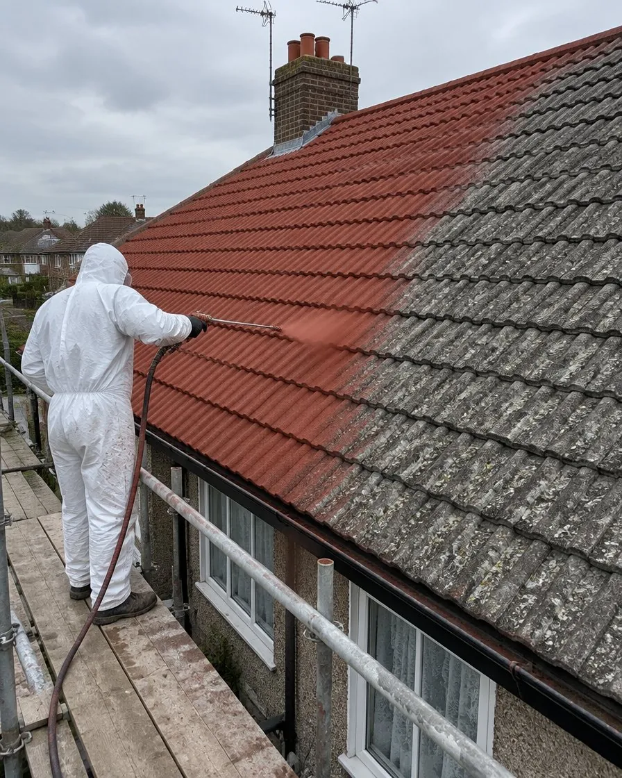 Roof painting and coating in Ottery St Mary