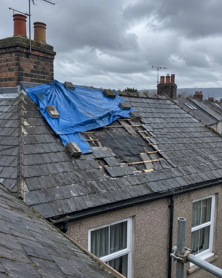 Storm damage and insurance work in Ottery St Mary